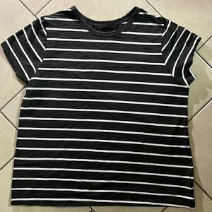 Vintage Black and White Stripe Shirt